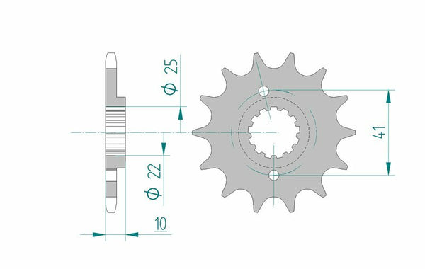 AFAM Steel Standard Front Spook 20509 - 520 20509-15
