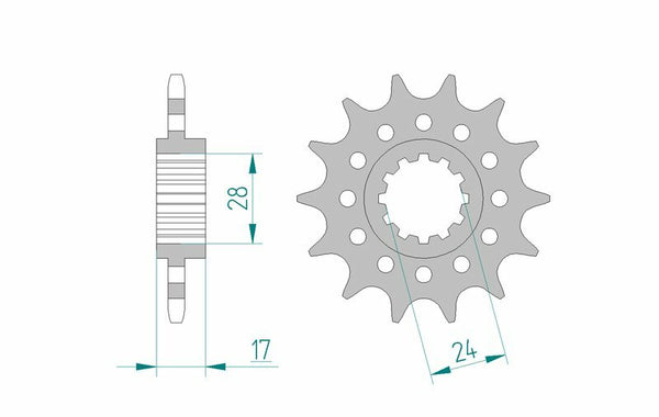Afam Steel Standard Front Spook 20511 - 520 20511-15