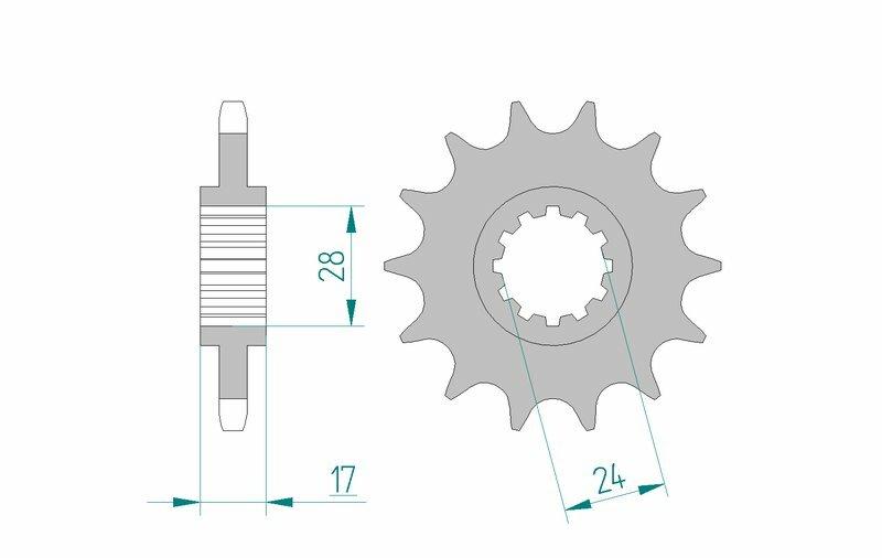 Afam Steel Standard Front Spook 20515 - 525