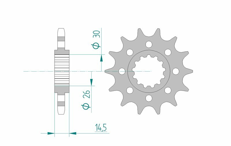 Afam Steel Standard Front Spook 20609 - 525