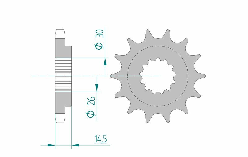 Afam Steel Standard Front Spook 20801 - 530