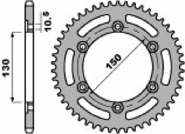 PBR Standard C45 Steel задно сколко 236 - 520 236 46 C45
