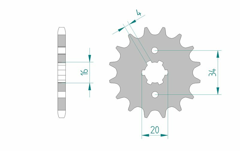 Afam Steel Standard Front Spook 21200 - 428