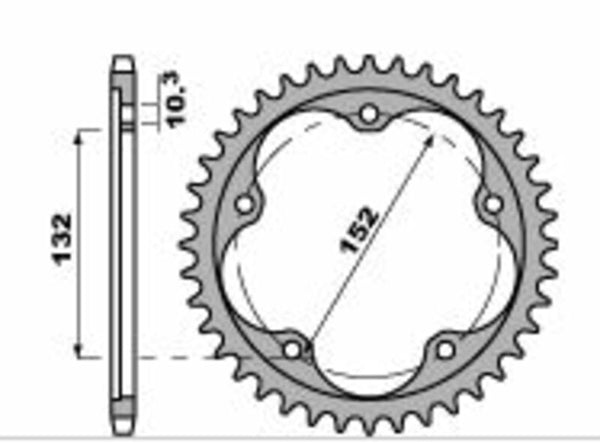 PBR Ultra -Light Aluminium Hard Anodized заден слой 4464 - 520 4464 43 LD