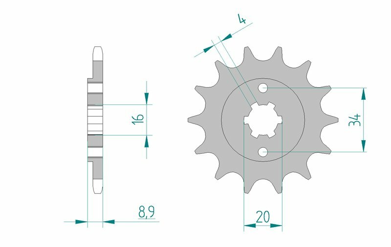 Afam Steel Standard Front Spook 21300 - 520