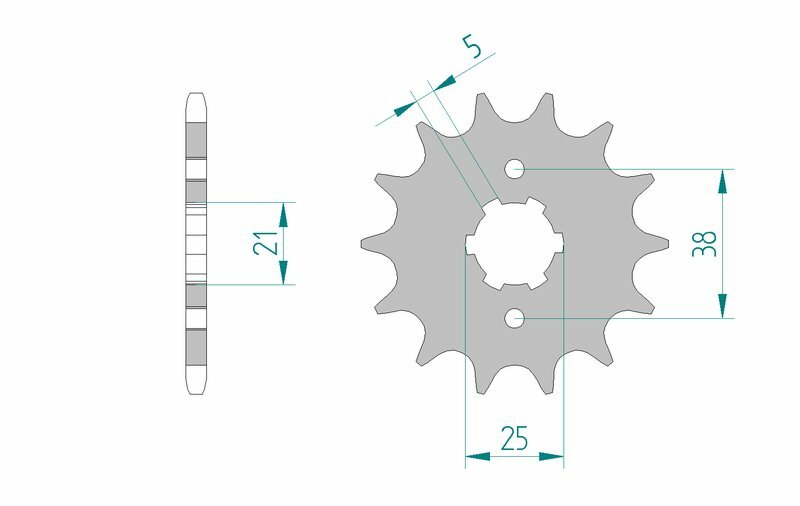 Afam Steel Standard Front Spook 21308 - 520