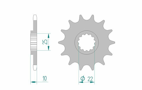 AFAM Steel Standard Front Spook 21510 - 520 21510-14