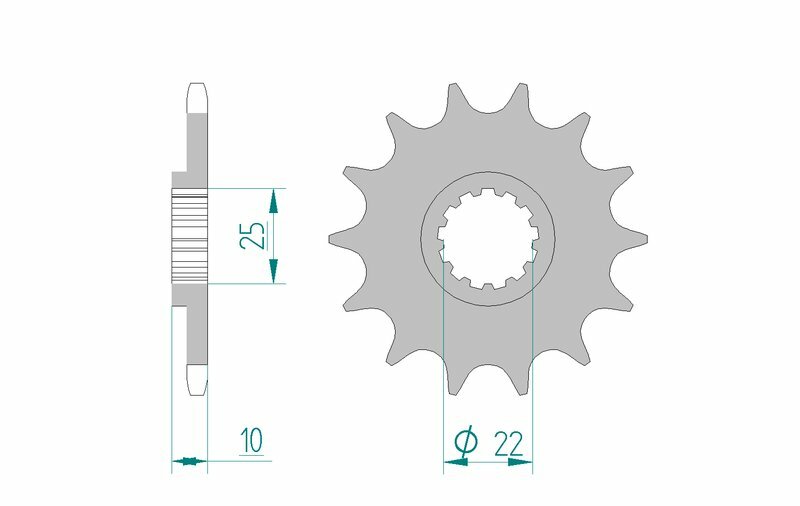 Afam Steel Standard Front Spook 21510 - 520