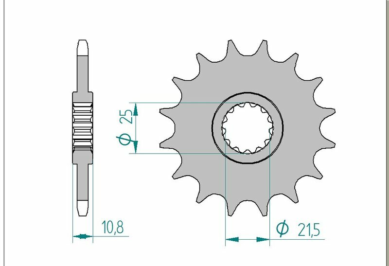 Afam Steel Standard Front Spook 21512 - 520