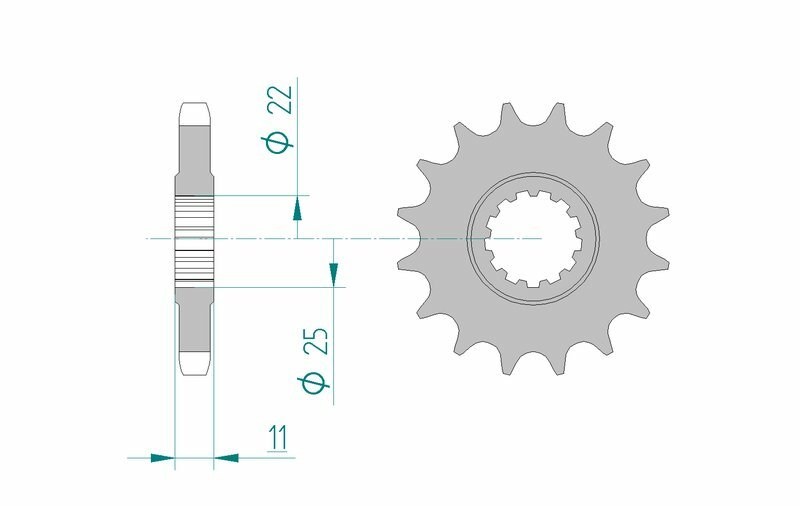 AFAM Steel Standard Front Spook 21602 - 530