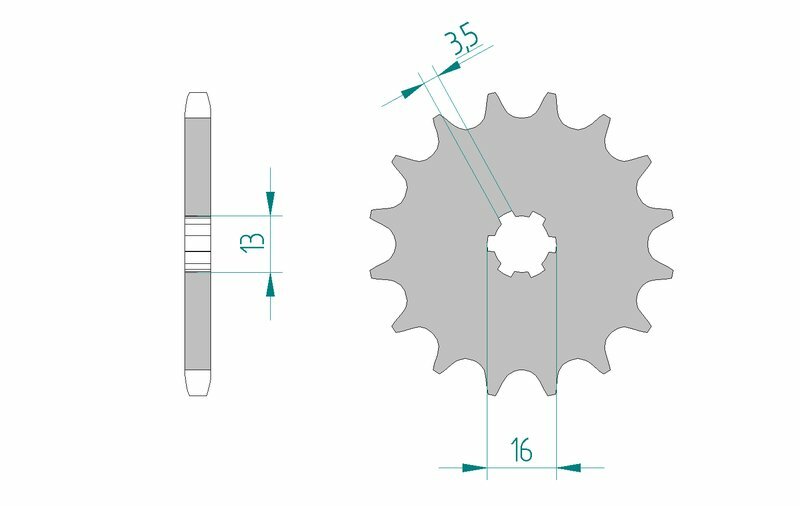 Afam Steel Standard Front Spook 22102 - 428