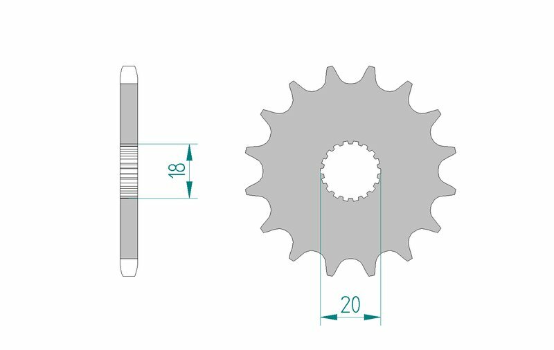 Afam Steel Standard Front Spook 22200 - 428