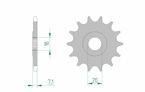 Afam Steel Self -Почистване на предния пруб 22203 - 520 22203+11