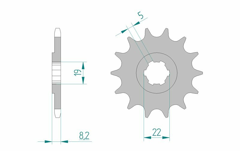 Afam Steel Standard Front Spook 22302 - 520