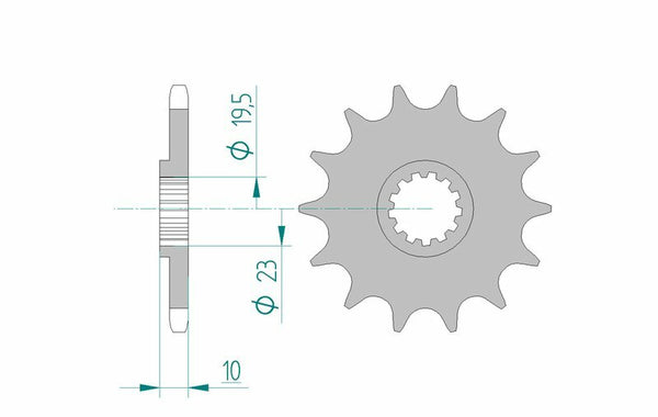 AFAM Steel Self -Почистване на предния смола 22303 - 520 22303+12