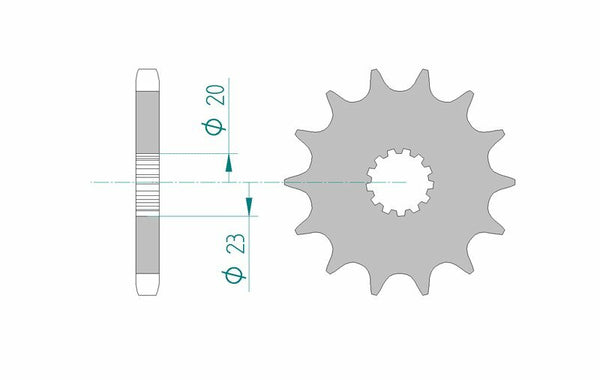 Afam Steel Standard Front Spook 22403 - 530 22403-15