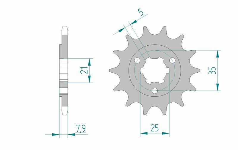 Afam Steel Standard Front Spook 22503 - 520