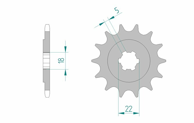 Afam Steel Standard Front Spook 24201 - 520