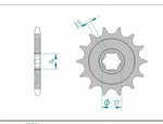 Afam Steel Standard Front Spook 24203 - 428