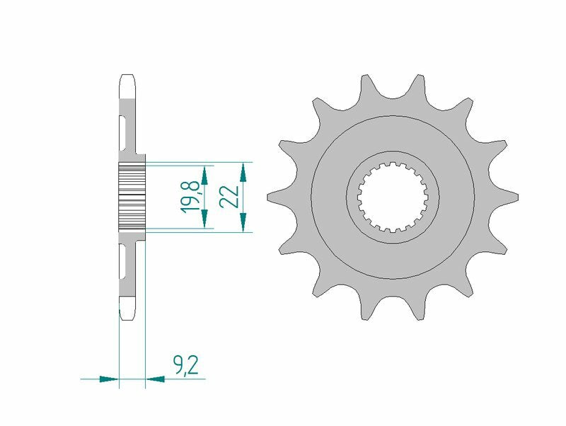 Afam Steel Standard Front Spook 24305 - 520