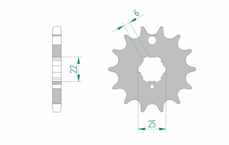 Afam Steel Standard Front Spook 24401 - 530