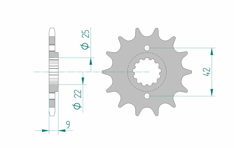 Afam Steel Standard Front Spook 24502- 520