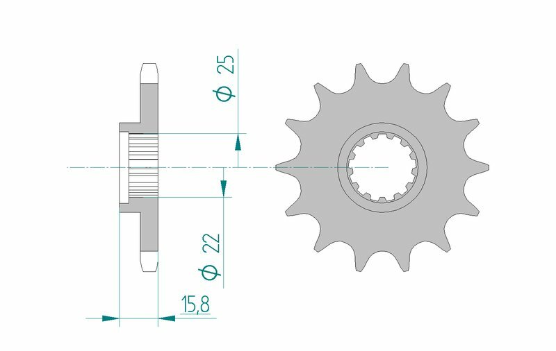 Afam Steel Standard Front Spook 24508 - 525