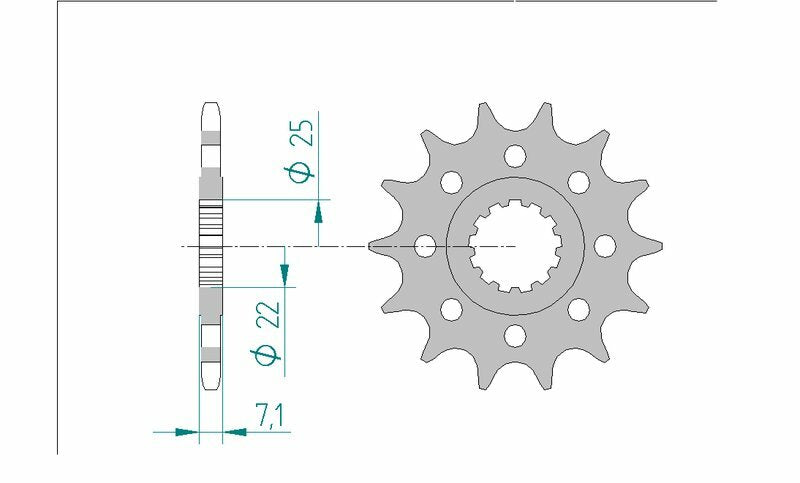 Afam Steel Standard Front Spook 24511 - 520