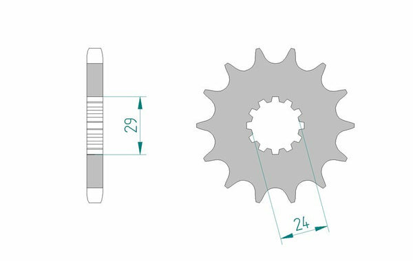 Afam Steel Standard Front Spook 24601 - 530 24601-15