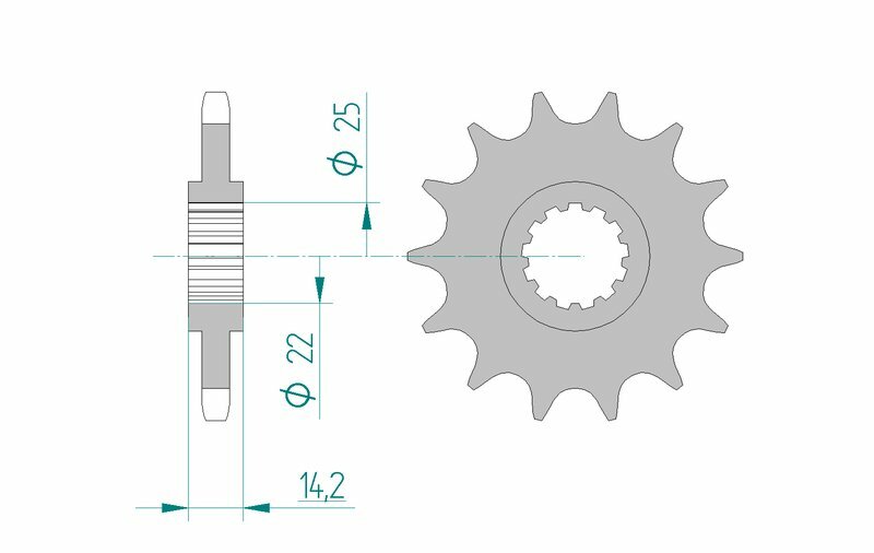 Afam Steel Standard Front Spook 24602 - 525