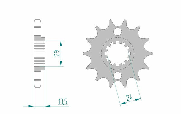 Afam Steel Standard Front Spook 24801 - 630 24801-15
