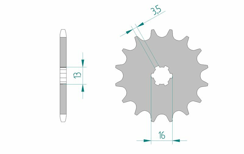 Afam Steel Standard Front Spook 27100 - 420