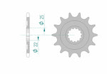 AFAM Steel Self-Cleaning Front Sprocket 27502 - 520 för Kawasaki KLX 450 och KX 450. Stålkonstruktion med självrensande design för optimal prestanda.