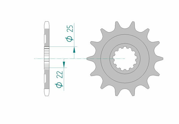 Afam Steel Self -Cleaning Front Spook 27502 - 520 27502+14