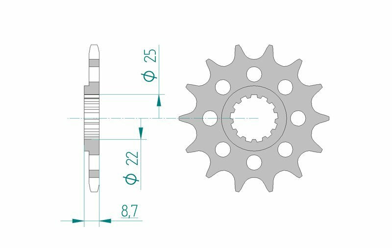 Afam Steel Standard Front Spook 28402 - 520