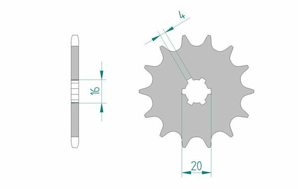 AFAM Steel Standard Front Spook 30200 - 520 30200-11