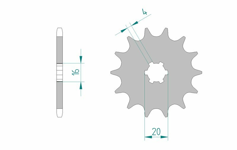 Afam Steel Standard Front Spook 30200 - 520