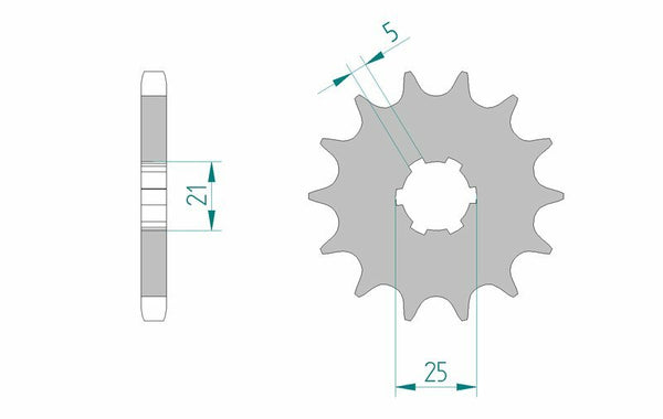Afam Steel Standard Front Spook 30301 - 530 30301-15