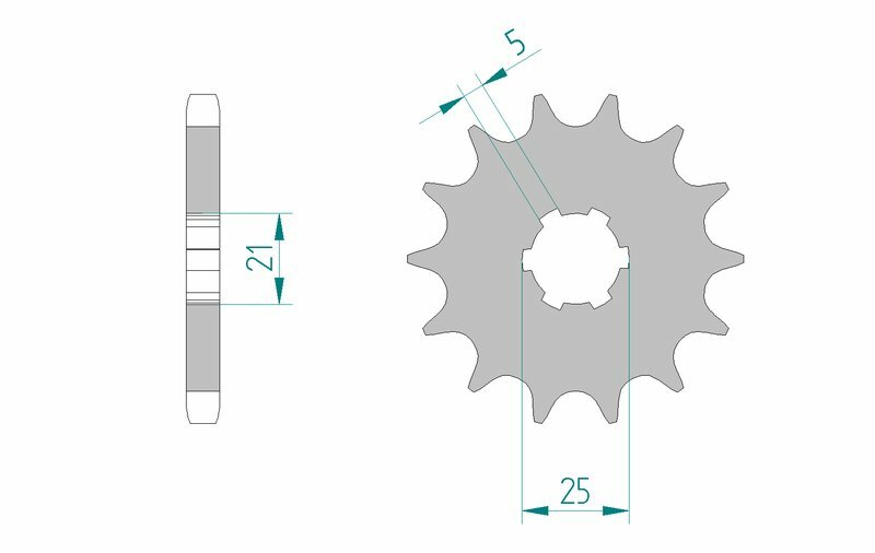 Afam Steel Standard Front Spook 30301 - 530