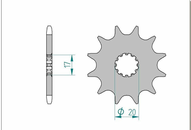 Afam Steel Standard Front Spook 40300 - 520