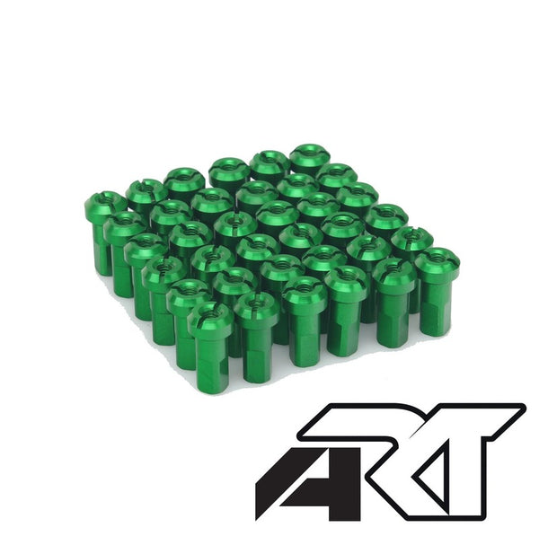 Комплект за спици на Haan Wheels - 36 спици tr -green