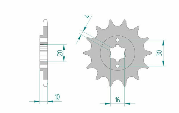 AFAM Steel Standard Front Spook 46203 - 520 46203-13