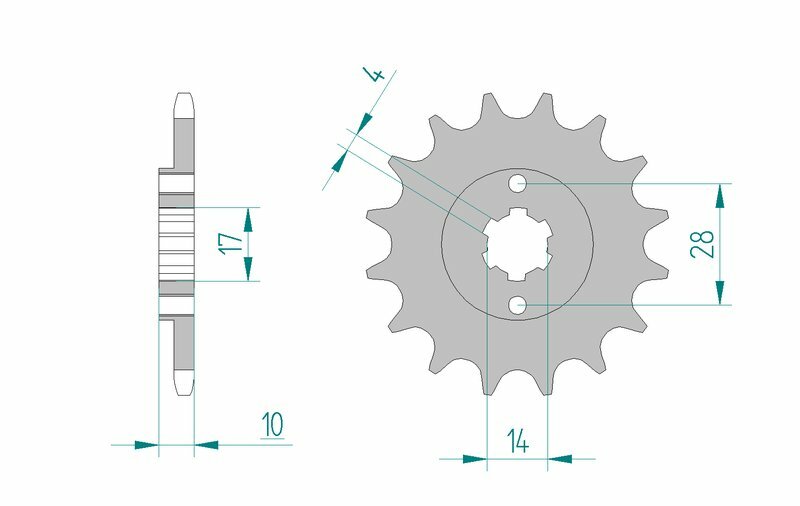 Afam Steel Standard Front Spook 49100 - 420