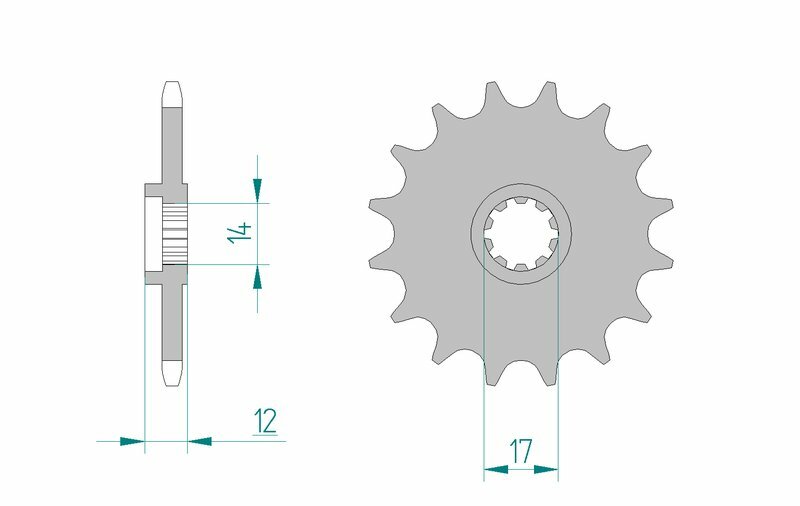 Afam Steel Standard Front Spook 58102 - 420