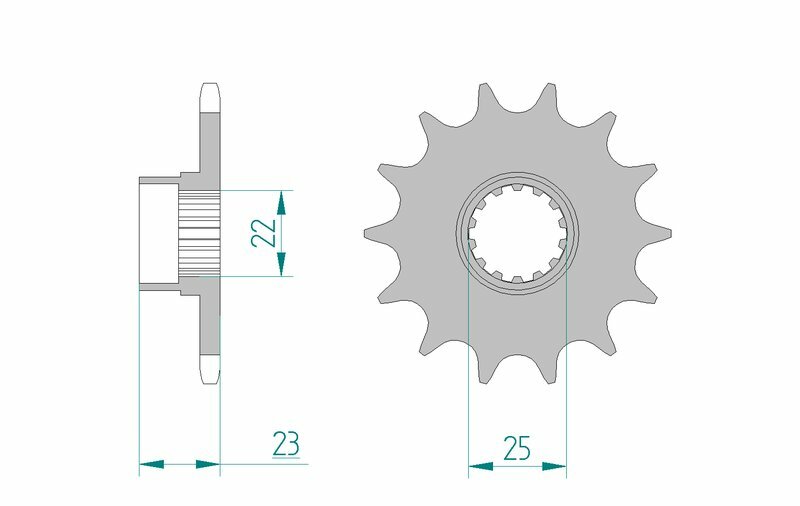 Afam Steel Standard Front Spook 58500 - 520