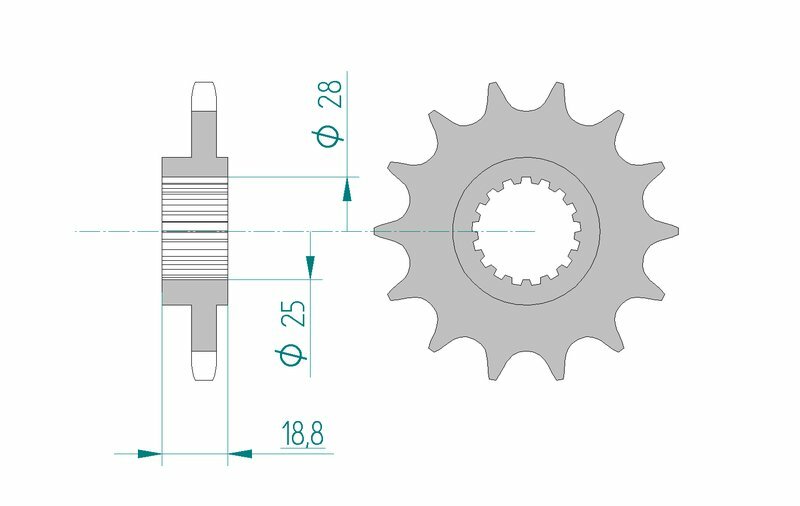 Afam Steel Standard Front Spook 61600 - 525