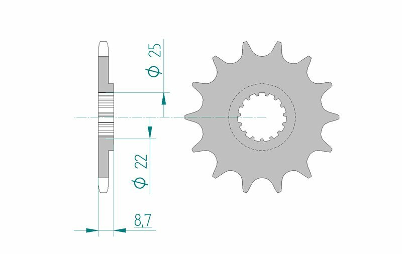 Afam Steel Standard Front Spook 73301 - 520