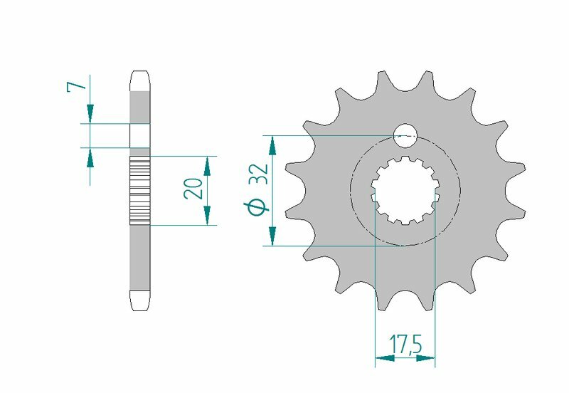 Afam Steel Standard Front Spook 85200 - 428