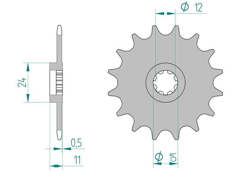 Afam Steel Standard Front Spook 94100 - 415