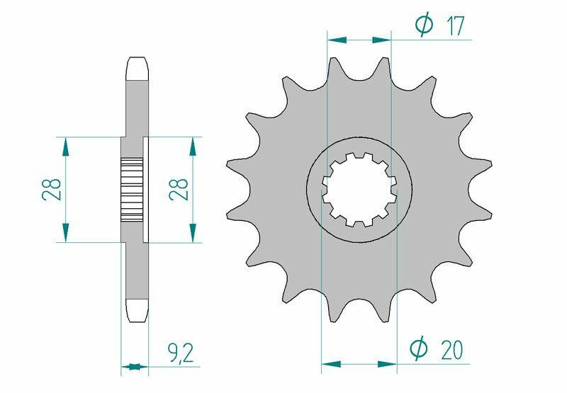 AFAM Steel Standard Front Spook 94121 - 428